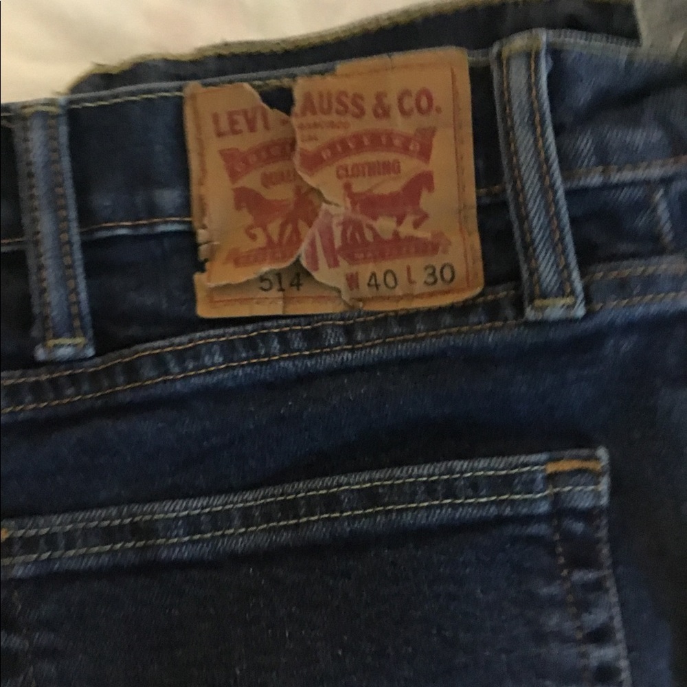 Levi’s Blue Original Riveted  Size W40 L30. $40 - Picture 8 of 9
